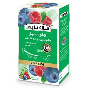 چای-دسر-سبز-طعم-دار-با-تکه-های-میوه-بلوبری-و-تمشک-فان-تایم-بسته-12-عددی-آی-گراش-300x300