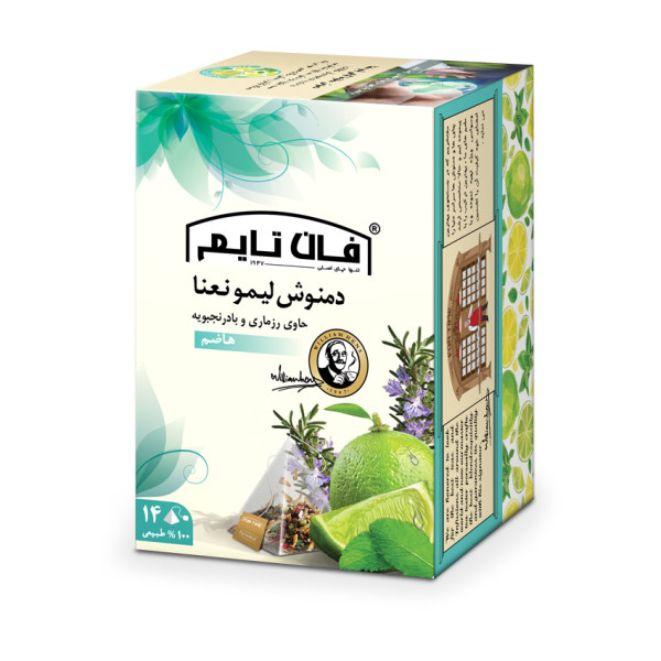 دمنوش گیاهی لیمونعنا فان تایم بسته 14 عددی-آی-گراش