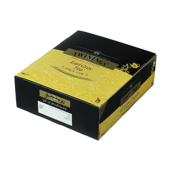 چای سیاه کیسه ای ارل گری توینینگز بسته 100 عددی-آی-گراش