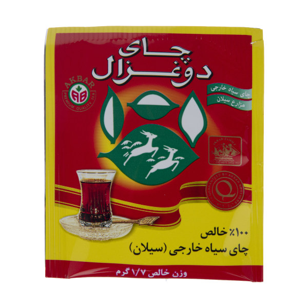 چای سیاه کیسه ای دوغزال - 1.7 گرم بسته 500 عددی-آی-گراش